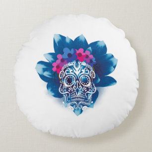 Almohada redonda con diseño "Sweet Psycho"