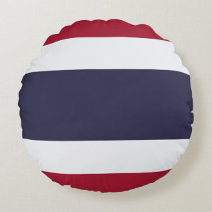 Almohada Redonda con la bandera de Tailandia