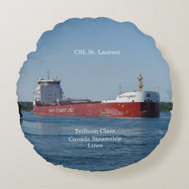 almohada redonda CSL St. Laurent (Anverso)