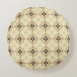 Almohada redonda de arrebato de sol vintage - Enca