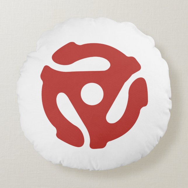 Almohada redonda de audio de adaptador de registro (Anverso)