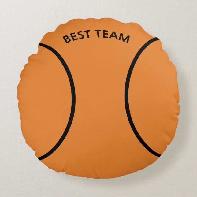 Almohada redonda de baloncesto (Anverso)