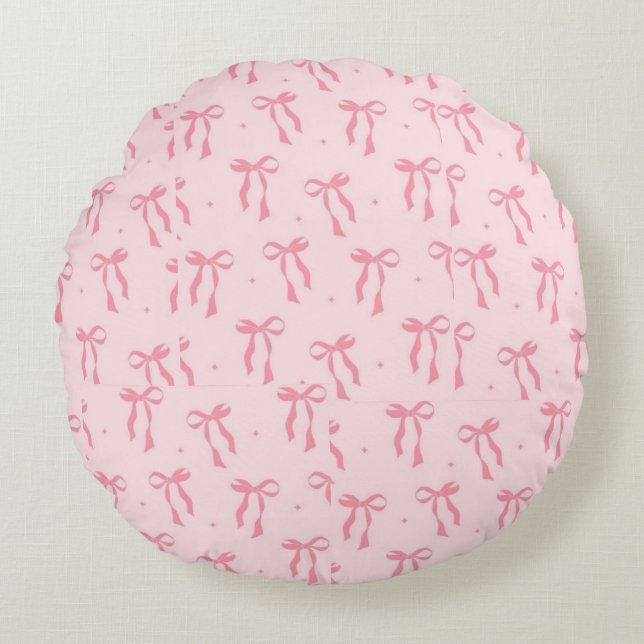 Almohada redonda de barrido de tendencia - Moda y  (Anverso)