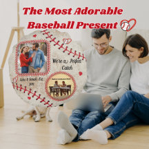 Almohada Redonda de Béisbol Personalizada – Foto P