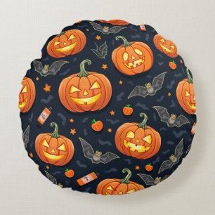 Almohada redonda de calabaza hollowe