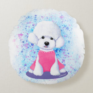 Almohada redonda de canapé de KiniArt