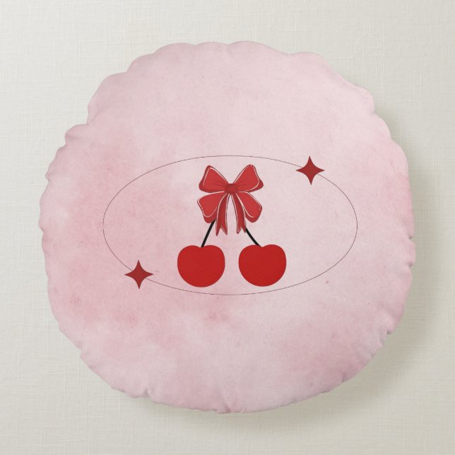 Almohada Redonda de Cereza (Anverso)