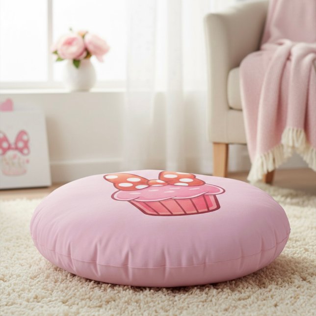Almohada Redonda de Cupcake (Subido por el creador)