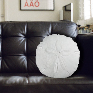 Almohada Redonda de Dineral Blanco de Dólar de Are
