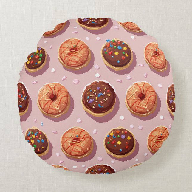 Almohada redonda de Donut (Anverso)