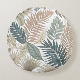 Almohada redonda de estilo floral - suave y soñado