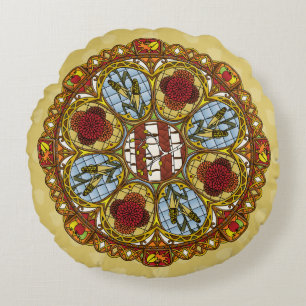 Almohada redonda de Fall Nouveau