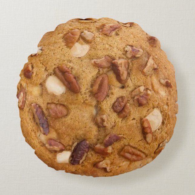 almohada redonda de galleta de pana (Anverso)