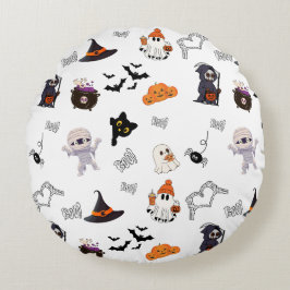 Almohada redonda de Halloween