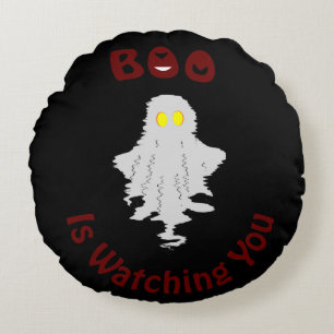 Almohada Redonda de Halloween Buu Te Está Observ