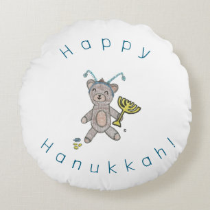 almohada redonda de Hanukah