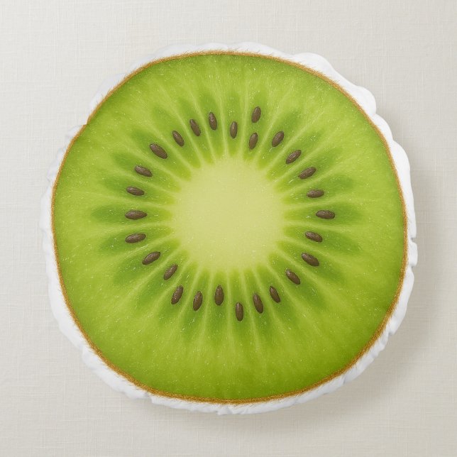 Almohada Redonda de Kiwi (Anverso)