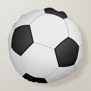 Almohada redonda de la pelota de fútbol