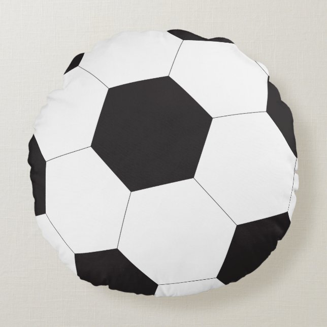 Almohada redonda de los aficionados al fútbol (Anverso)