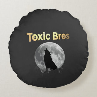Almohada Redonda de Luna de Lujo, Firma de Toxic B