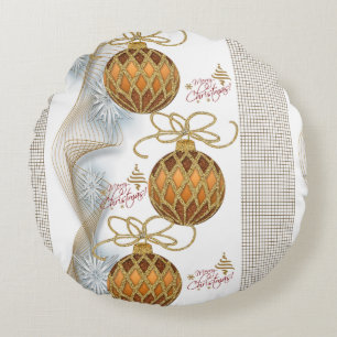 Almohada Redonda de Navidad