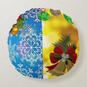Almohada Redonda de Navidad