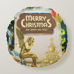Almohada Redonda de Navidad, Ángel de Navidad