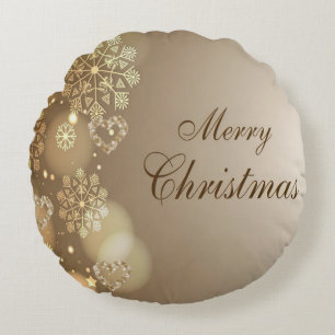 Almohada Redonda de Navidad, Feliz Navidad