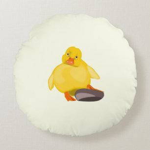 Almohada redonda de pato suave