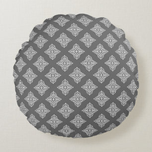 Almohada redonda de patrón de amortiguador de gr