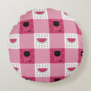 Almohada Redonda de Picnic de Verano