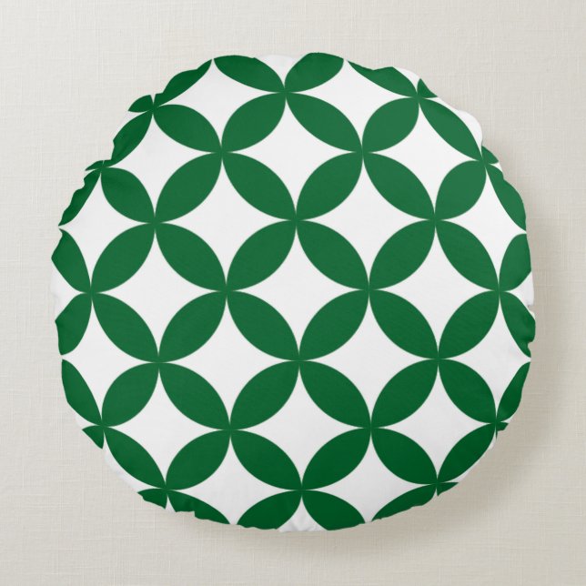 Almohada redonda de shipo verde - G tradicional ja (Anverso)