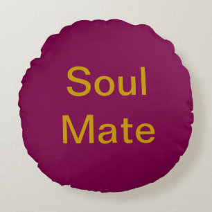 Almohada redonda de Soul Mate