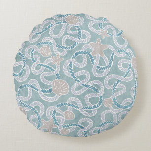 Almohada Redonda de Tirar Náutica Moderna