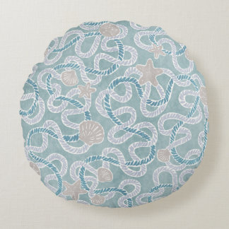 Almohada Redonda de Tirar Náutica Moderna