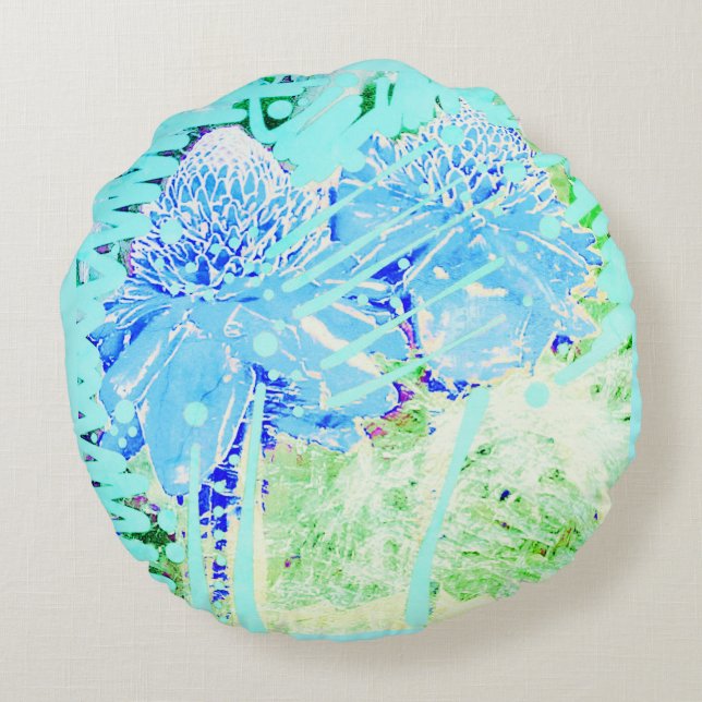 Almohada redonda de un club femenino fresco (Reverso)