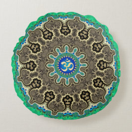 Almohada Redonda de Yoga Espiritual Bohemio Fracta