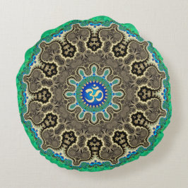 Almohada Redonda de Yoga Espiritual Bohemio Fracta