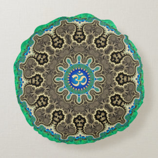 Almohada Redonda de Yoga Espiritual Bohemio Fracta