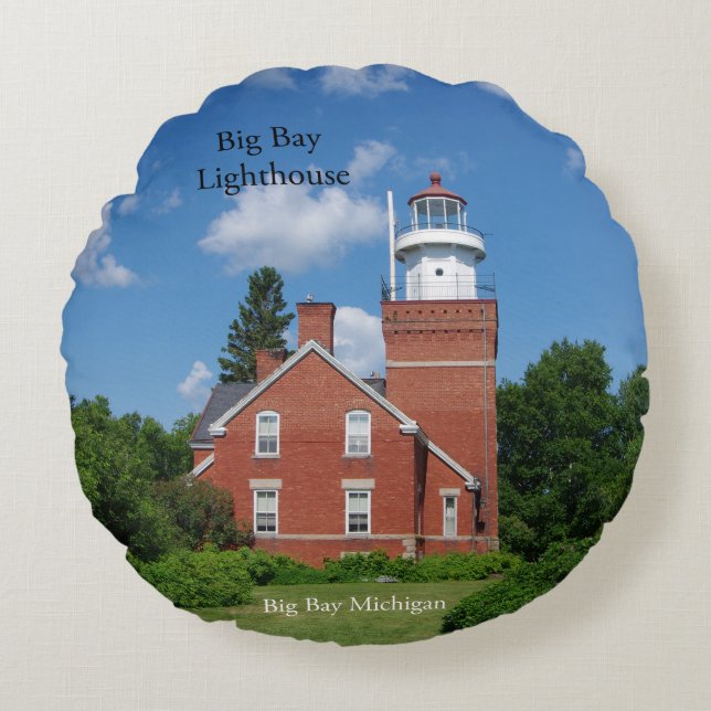 almohada redonda del faro de Big Bay (Anverso)