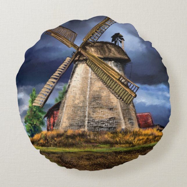 Almohada redonda del parabrisas de los Países Bajo (Reverso)