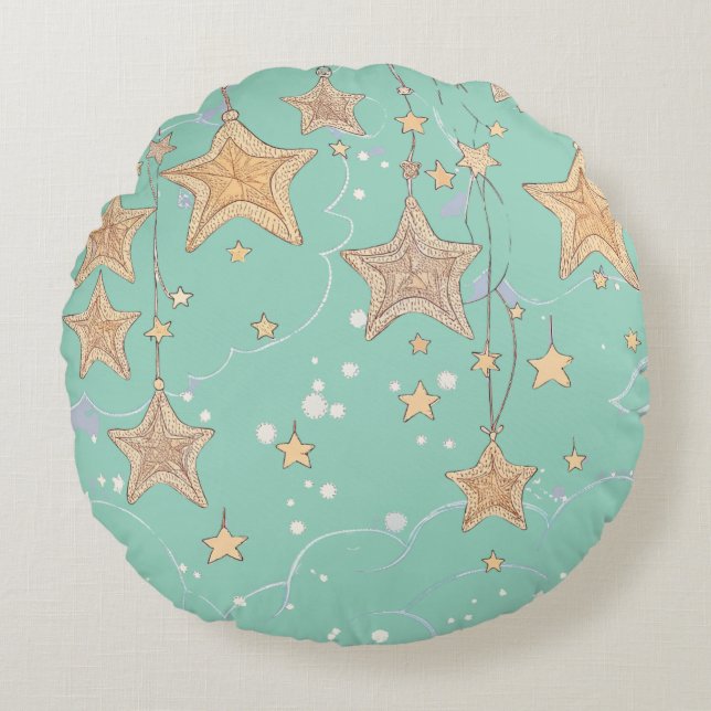 Almohada Redonda Deseo de una Estrella (Anverso)