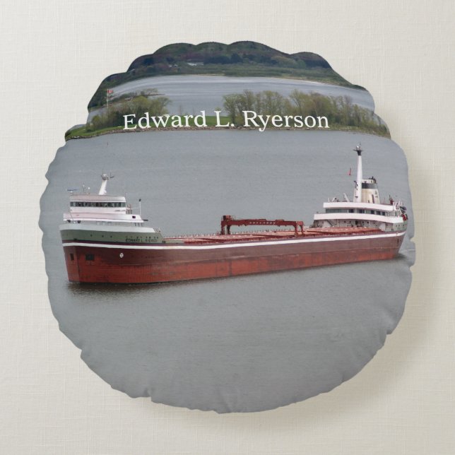 almohada redonda Edward L. Ryerson (Anverso)