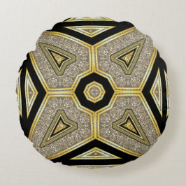 Almohada Redonda Globo Glam Art Deco