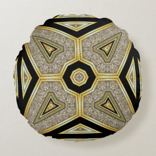 Almohada Redonda Globo Glam Art Deco
