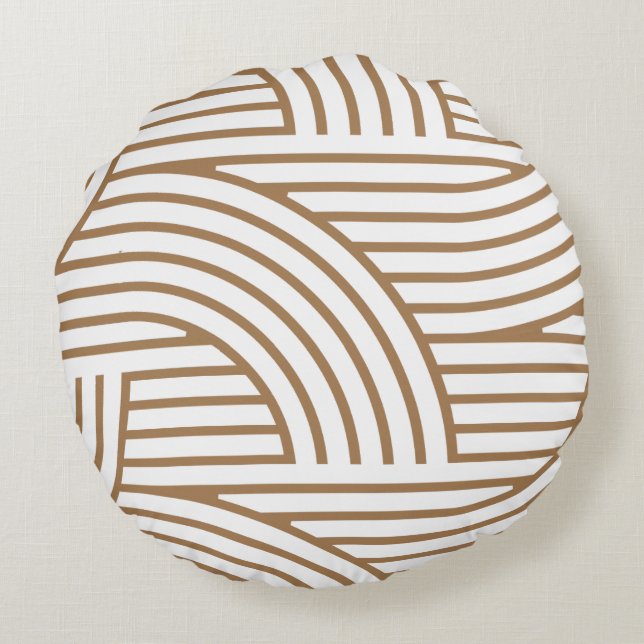 Almohada redonda inspirada en la cosecha (Reverso)