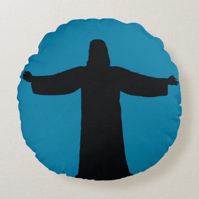 Almohada Redonda jesus crist (Anverso)