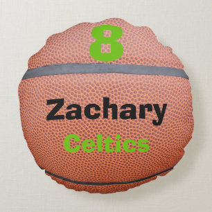 Almohada Redonda Jugador Equipo de Baloncesto que 