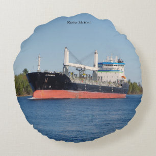 almohada redonda Kathy McKeil