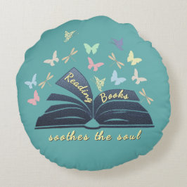 Almohada Redonda Leer Libros Sosiega El Alma